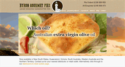 Desktop Screenshot of byrongourmetpies.com.au